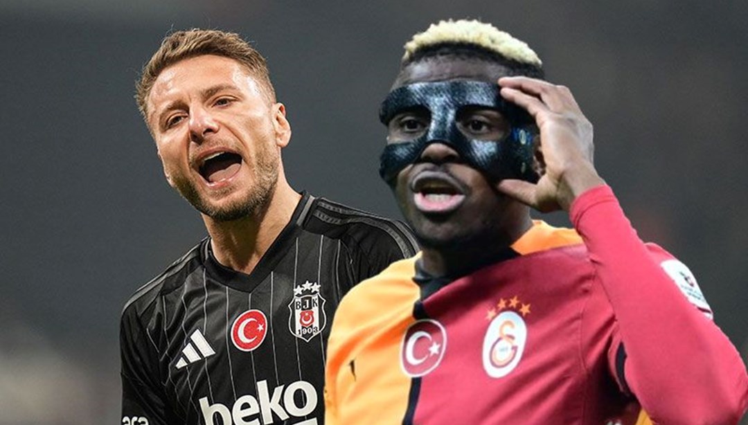 Forvetlerin karnesi | BeÅiktaÅ-Galatasaray derbisinde gÃ¶zler golcÃ¼lerde: Osimhen mi, Immobile mi?