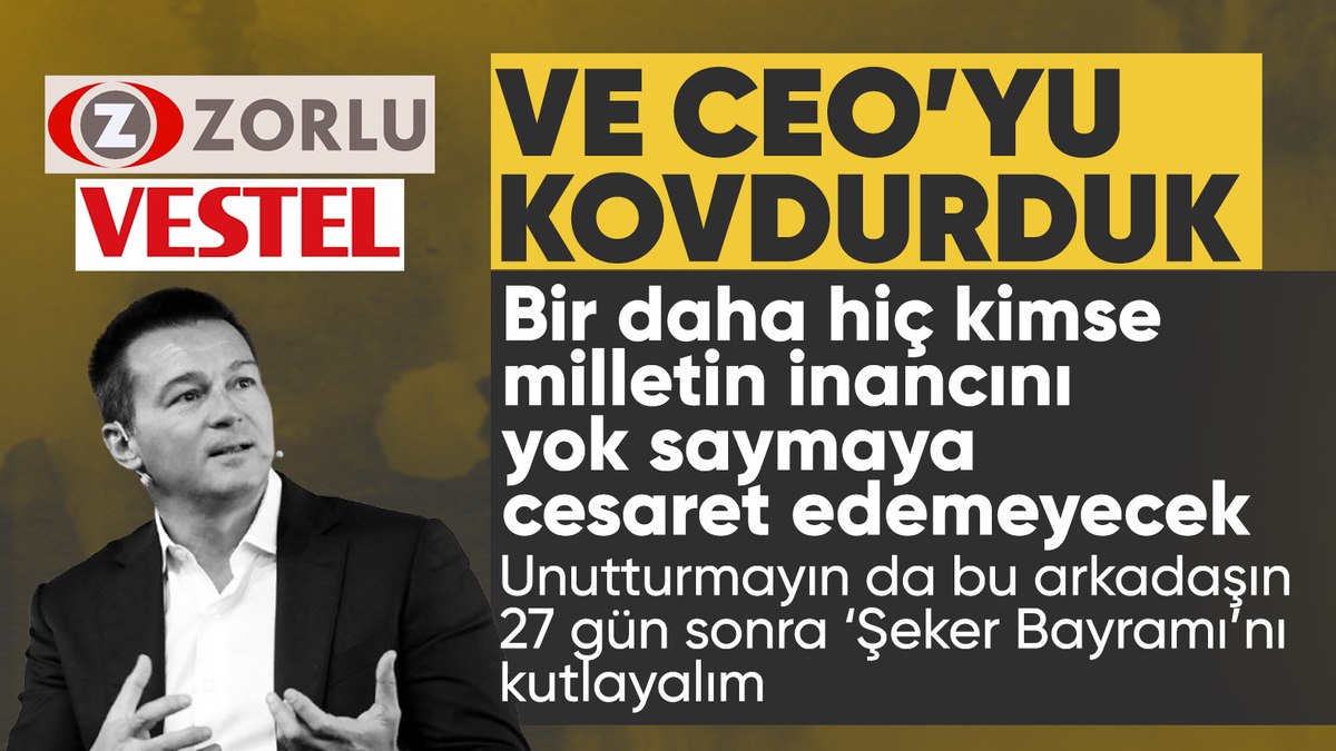 Zorlu Holding CEO’su Cem Köksal istifa etti